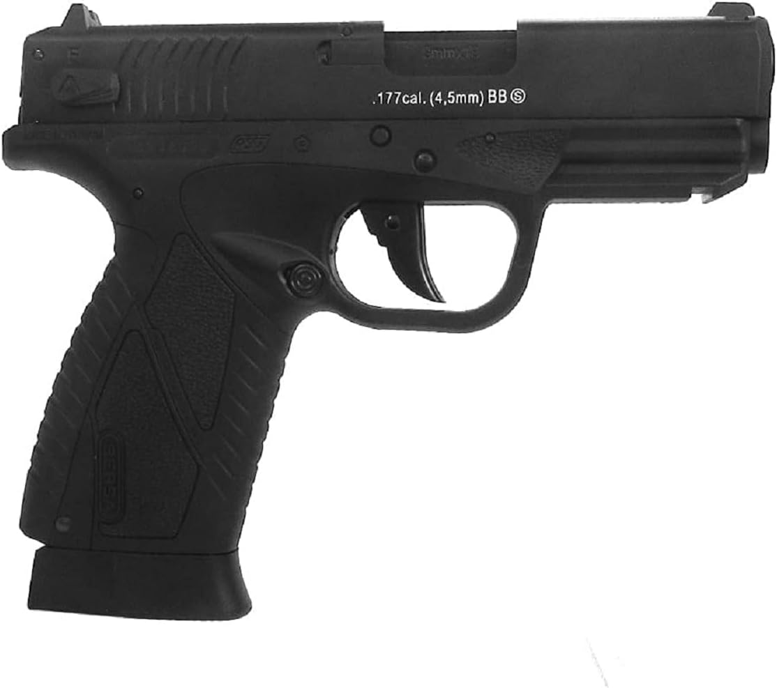 ASG BERSA BP9CC .177 Caliber Steel BB Gun Pistol - Non-Blowback Design for Precision Shooting