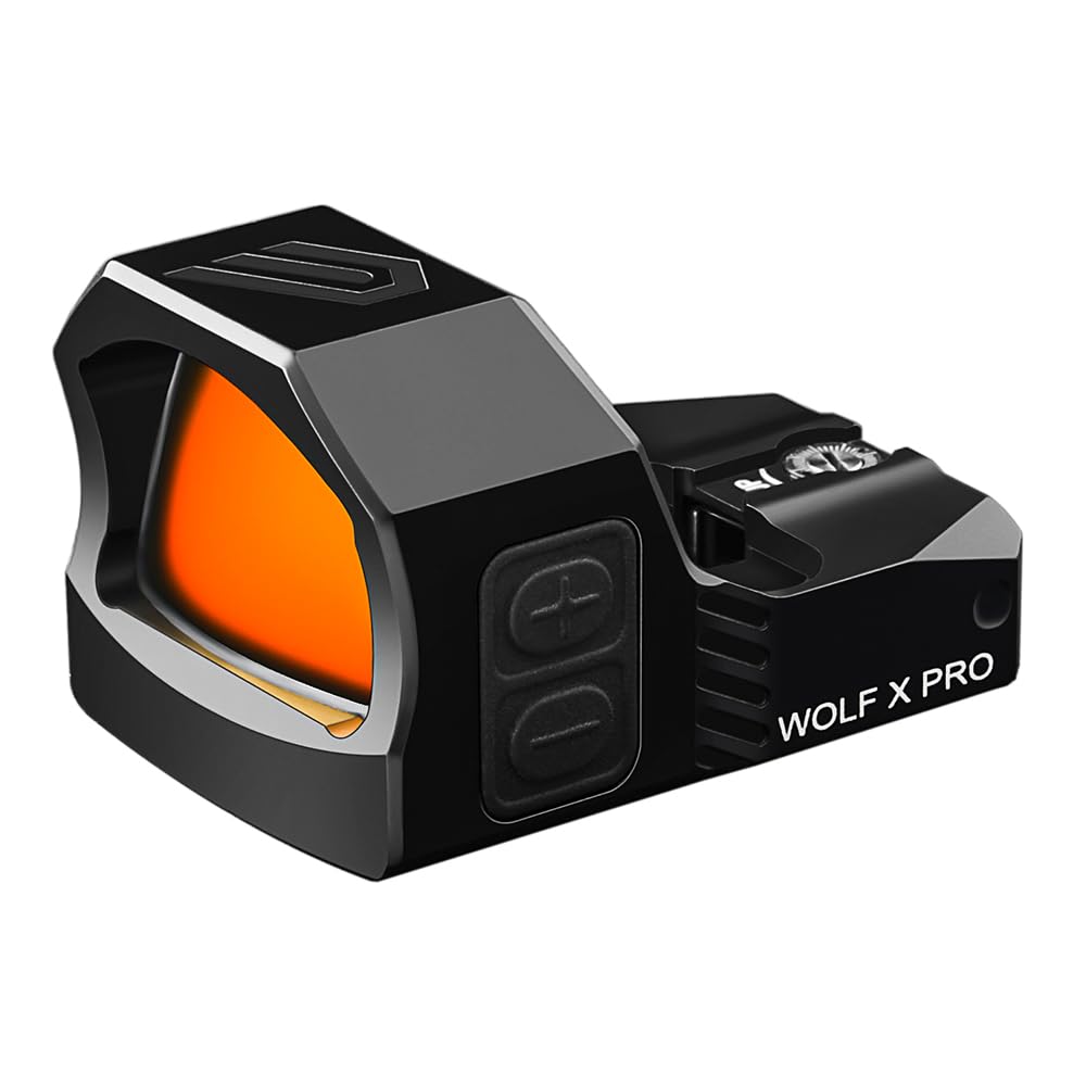 Cyelee Wolf X PRO Multi-Reticle Duty Red Dot for RMR/507C Footprint - 2 MOA Dot & 26 MOA Circle with Motion Deactivated Standby(Similiar to Shake Awake)