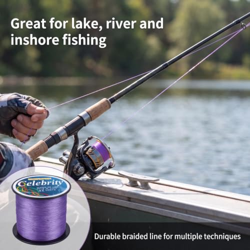 Super Strong Braided Fishing Line - 4 Strands, Zero Stretch, Abrasion Resistant
