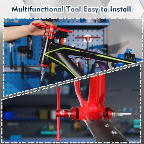 BUCKLOS HST Black Bike Headset Bottom Bracket Bearing Press-in Tool Kit