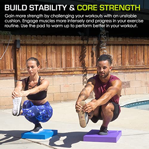 Non-Slip Exercise Balance Pad for Stability Training & Yoga