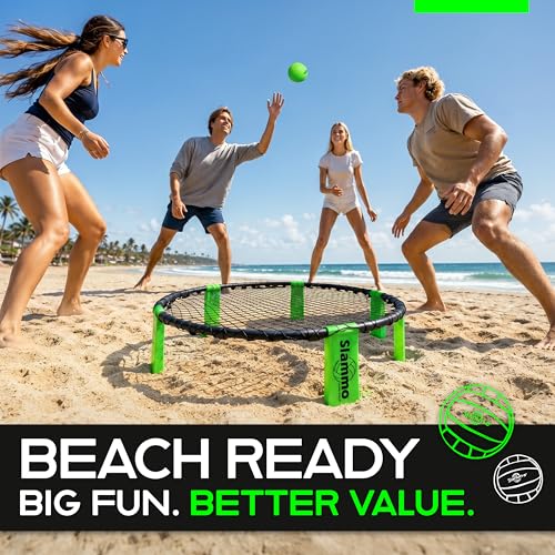 Slammo Game Set – Ultimate Roundnet Lawn and Beach Game