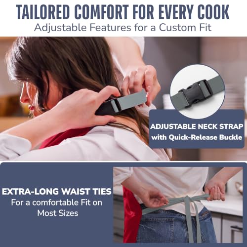 NCAA Cooking Grill Apron for Men & Women - Ohio State University