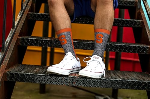 Marble MVP Crew Socks - Syracuse Orange - Large