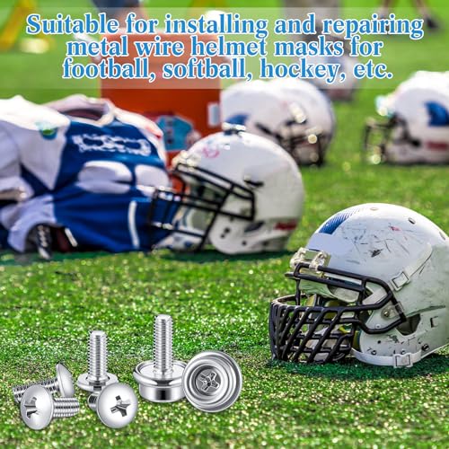 12 Pcs Stainless Steel Helmet Visor Screw Kit - 10mm & 12mm