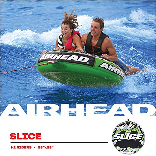 Towable Tube for 2 Riders - Heavy Duty Nylon, Green