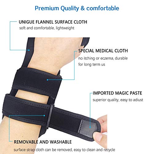 OSK Soft Functional Resting Hand Splint for Flexion Contractures - Small, Right Hand, Post-Stroke Supportive Brace