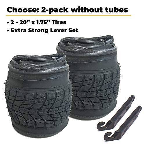 Eastern Bikes 20 Inch Bike Tire with Tube for Kids & BMX - Includes Tools
