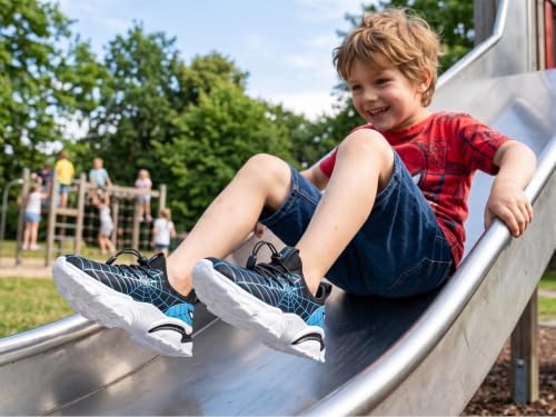BRONAX Kids Tennis Shoes Big Little Boys Black Blue Sports Sneakers KD7 Variation 6