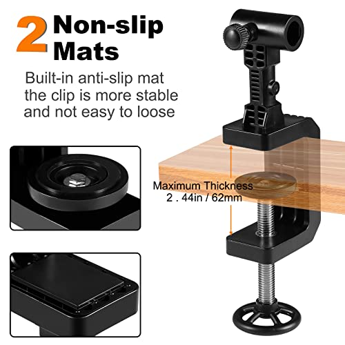 PLUSINNO Table Clamp Fishing Line Spooler for Reels, Line Winder & Unwinder, Versatile for Spinning & Casting Reels