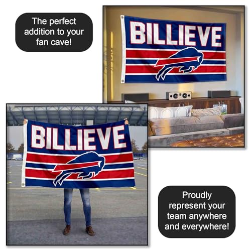 Buffalo Bills 3x5 Team Flag - Officially Licensed NFL Fan Banner