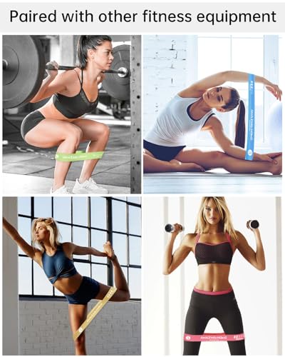 5-Level Resistance Bands Set - Multi-Colored Exercise Bands for All Fitness Levels