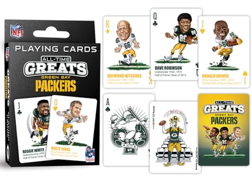 Green Bay Packers All-Time Greats Playing Cards Deck - Premium Collectible