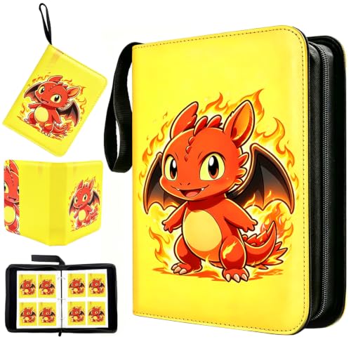 400 Cards Capacity Trading Card Binder, Holder with 50 Removable