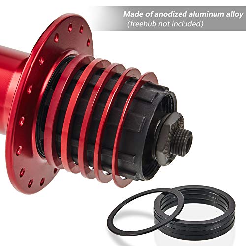 10 Pcs Bicycle Cassette Spacers for 7-11 Speed Freehub