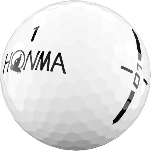 Honma D1 Golf Balls - Extra Soft Feel & Long Distance | Low Compression, Ideal for Beginners - 1 Dozen