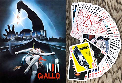 Giallo Playing Cards - Vintage Horror Movie Posters Deck (54 Unique Cards)