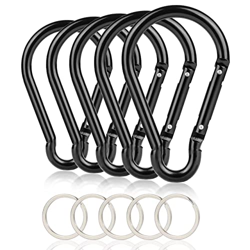 Carabiner Caribeaner Clip,Extra Large 4" Aluminum Carabeaner Keychain