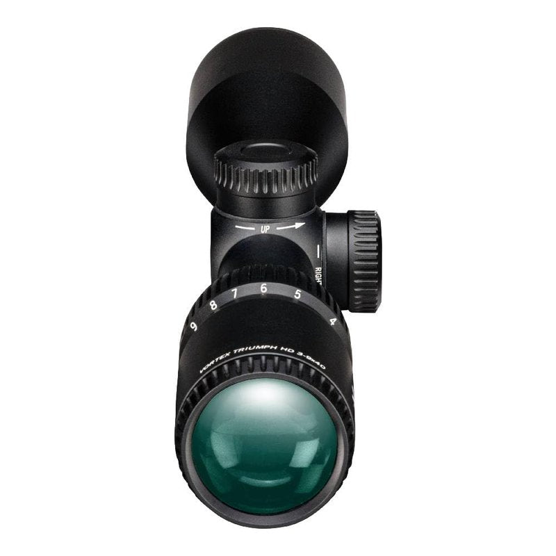 Vortex Triumph HD 3-9x40 Second Focal Plane, 1-inch Tube Riflescope Kit - Dead-Hold BDC (MOA) Reticle, 1" Hunter Rings - 0.90" Low Height, Neoprene Cover - Unlimited, Unconditional Warranty