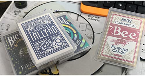Clear Plastic Card Storage Boxes - 6 Pcs for Trading & Playing Cards