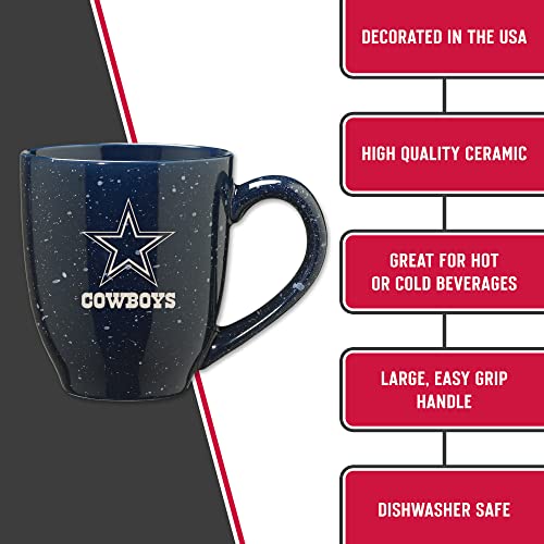 NFL Team Color Ceramic Coffee Mug - 16 oz Laser Engraved