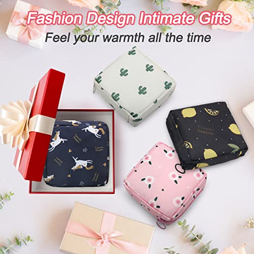 Menstrual Pad Storage Bag - Waterproof Pouch, 4 Pieces - Classic Style