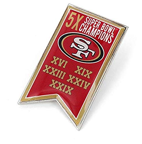 San Francisco 49ers Championship Banner Pin - NFL Team Logo