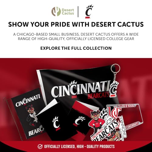 University of Cincinnati Paper Plates - 20 Count, 9 Inch