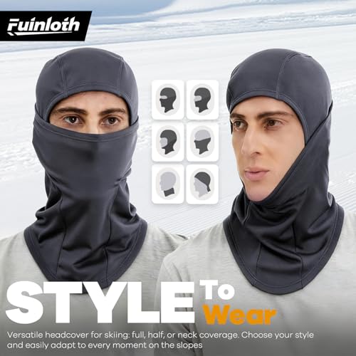 Fuinloth Army Green Ski Mask Balaclava Pro – Windproof Winter Face Mask