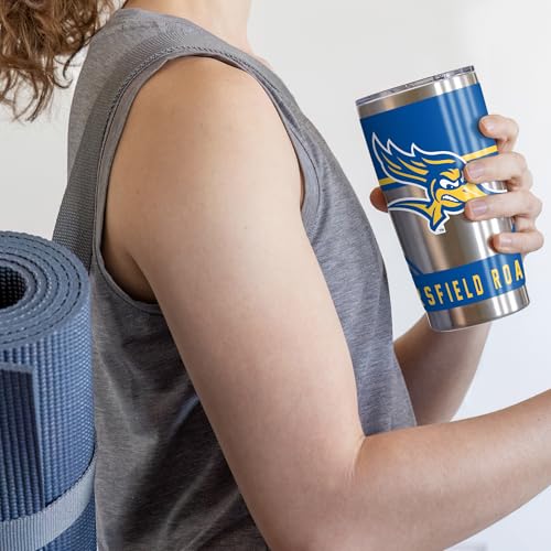 20oz Stainless Steel Tumbler with Lid - Cal State Bakersfield Roadrunners