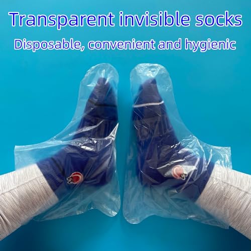Disposable Sock Covers - 500 Transparent Sock Sleeves