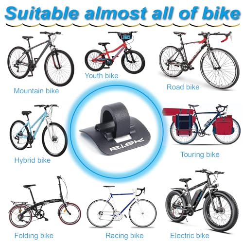 Alloy Bike Cable Guide Clip Kit - 6 Sets with Base & Clips