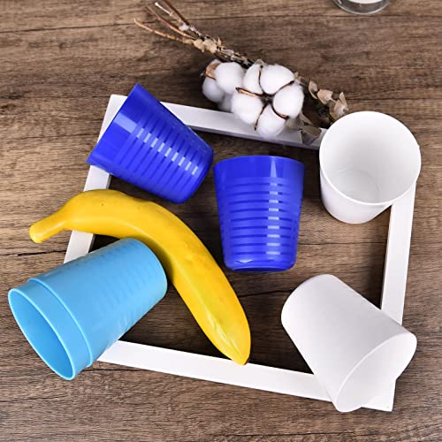 Unbreakable BPA-Free Plastic Drinking Cups - Set of 6, 8oz