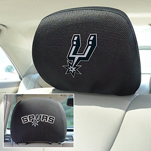 San Antonio Spurs Headrest Cover Set - 2 Embroidered Covers