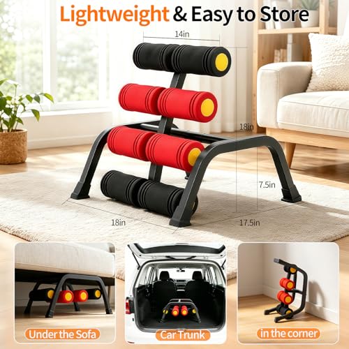 Mini Inversion Table for Back Pain Relief - Red
