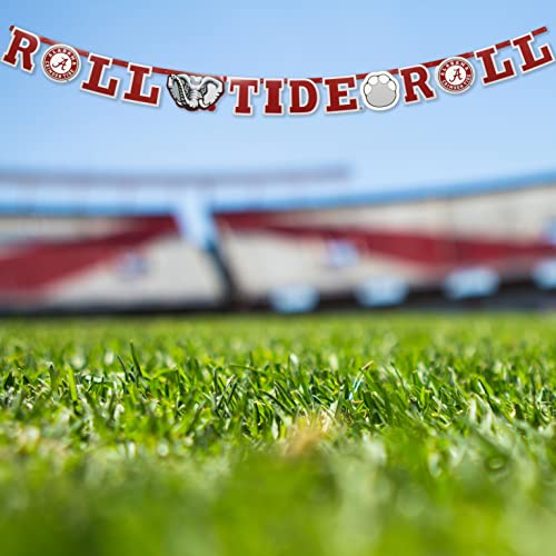 Roll Tide Banner - 9.5 Ft University of Alabama Tailgate Decor