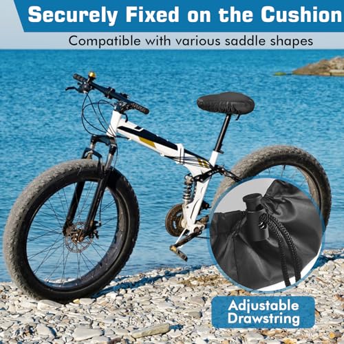 Waterproof Bike Seat Cover - 2 Pack, 7x11 Inch MTB Protector