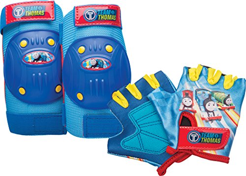Thomas and Friends Protective Gear Set with Pads and Gloves - Blue