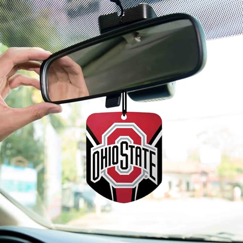 Ohio State Buckeyes Air Freshener - 2 Pack, Black Ice Scent
