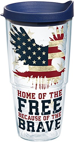 Tervis 24oz 'Home of the Free Because of the Brave' Insulated Tumbler with Navy Lid