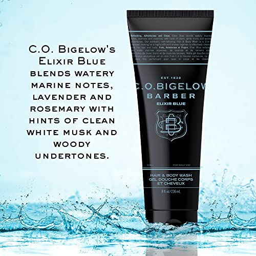C.O. Bigelow Elixir Blue 2 Pack Men’s 8 Fl Oz Hair & Body Wash - 2 Pack