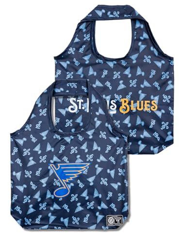 NHL Reusable Shopping Bag - St Louis Blues Tote, Navy