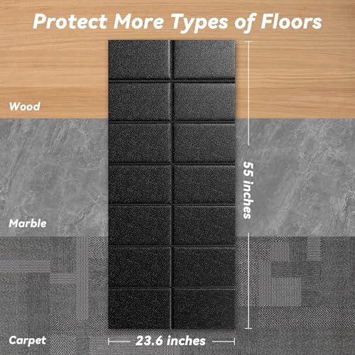 Foldable Treadmill Mat 55" x 23.6" - Non-Slip High Density