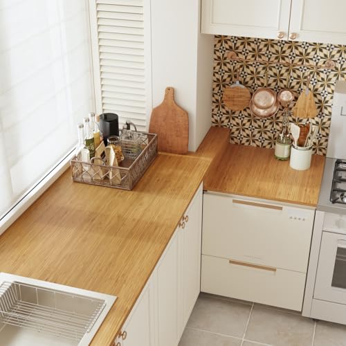 CRE8TIVE Teak Brown Wood Peel and Stick Wallpaper Thick Natural Wood Contact Paper for Cabinets Countertops Waterproof Vinyl Self Adhesive Brown Wallpaper for Bedroom Kitchen Desk Furniture 12"x80"