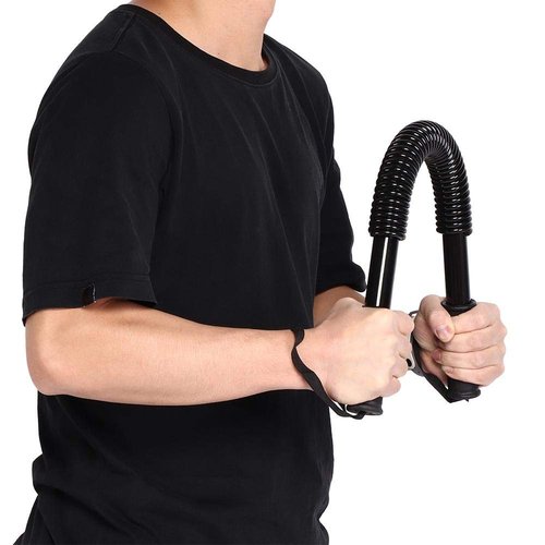 ZJchao Arm Power Exerciser, Power Spring Forearm Strength Muscle Trainer Exercise Gym Kit Chest Expander Gym Equipment(50KG)