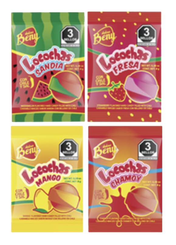 Hard Candy Bag with Chili Powder Center - Mixed Fruit 5.1oz