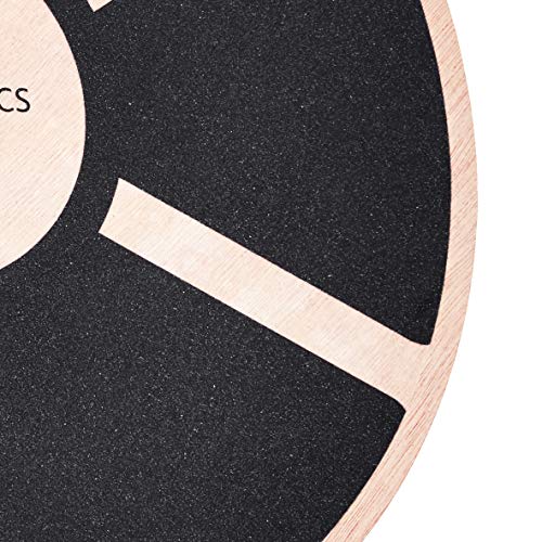 Wood Wobble Balance Board for Core Strength and Coordination