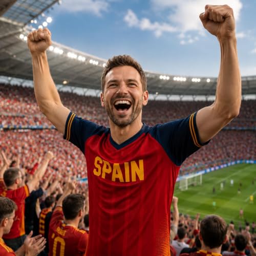 Custom Spain World Cup Soccer Jersey 2026 - Personalized Team Shirt