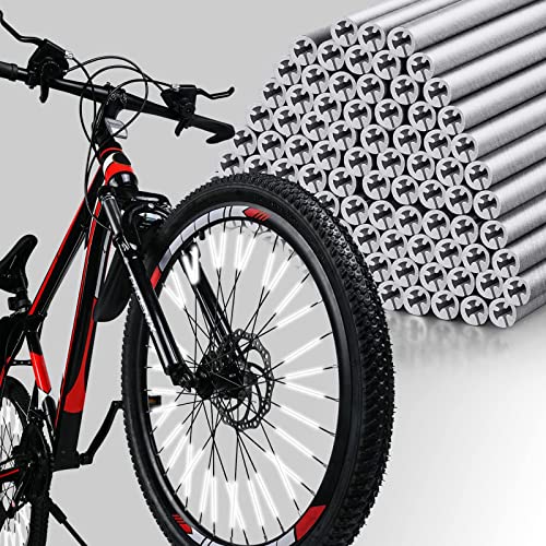 48 Pcs Bike Spoke Reflectors - 360° Visibility Safety Clips