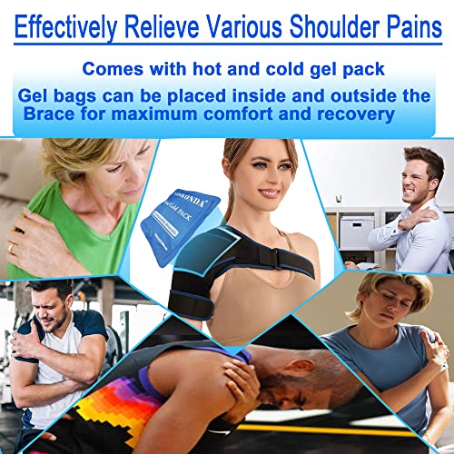 VISKONDA Shoulder Brace Sling Immobilizer Large Black – Rotator Cuff Support